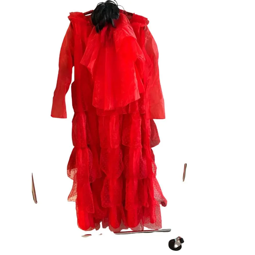 Beetlejuice Lydia Deetz wedding dress  adult size 18